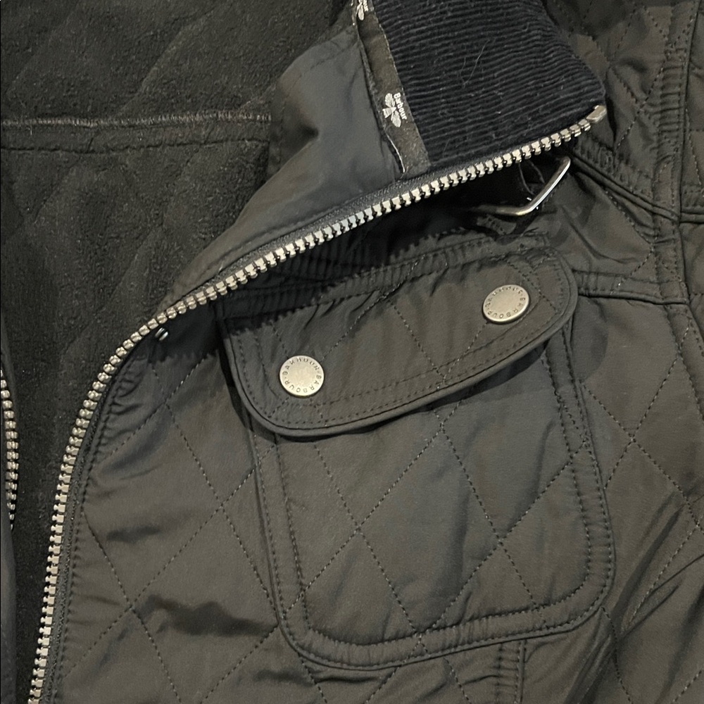 Barbour Black Quilted Women's Jacket with Detachable Hood - Picture 5 of 11